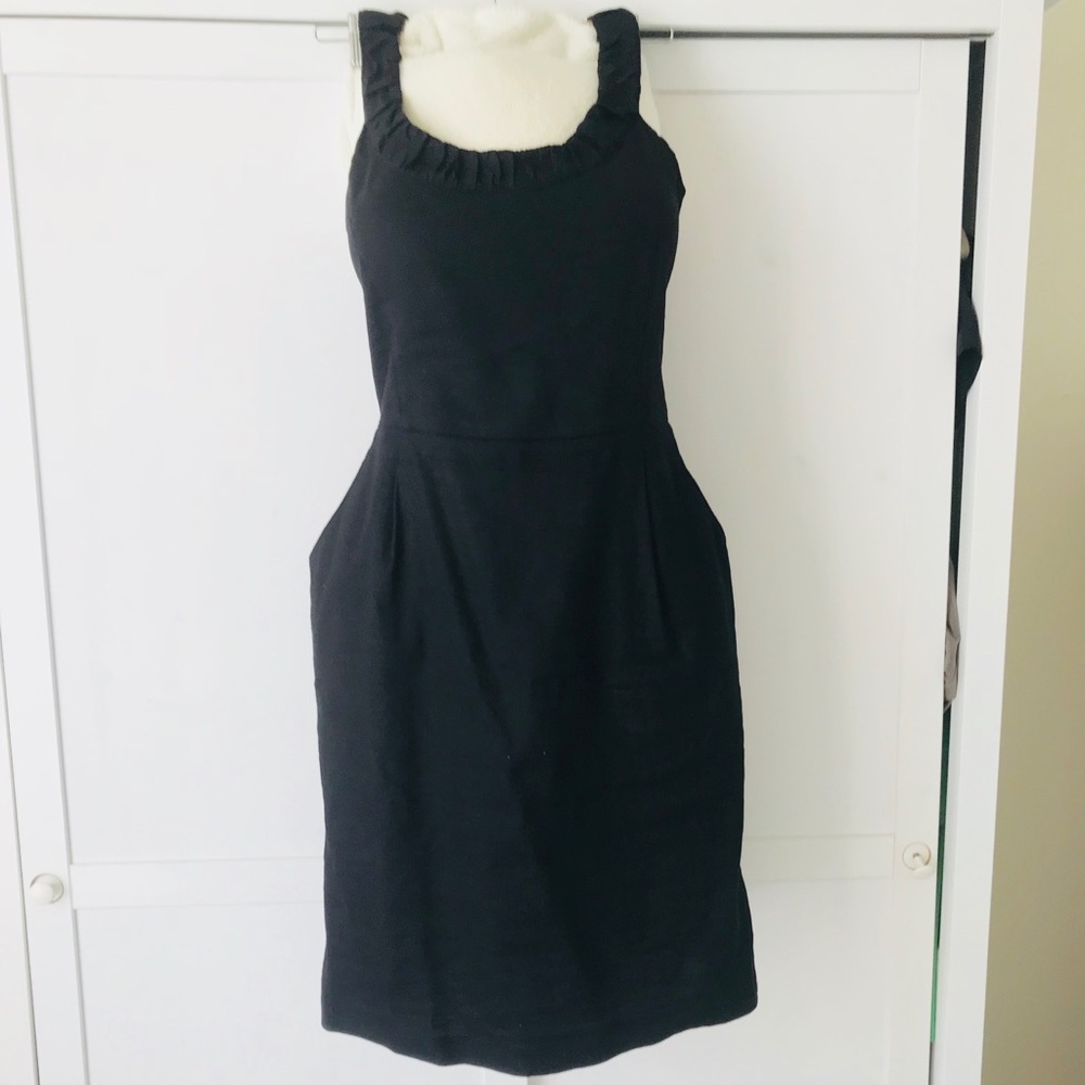 Armani black summer tulip dress